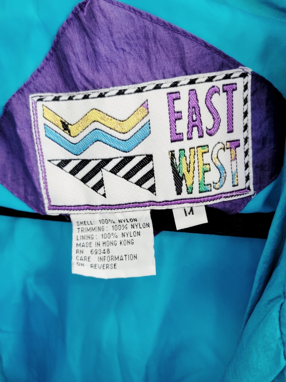 Funky Vintage Style Windbreaker - Picture 3 of 3